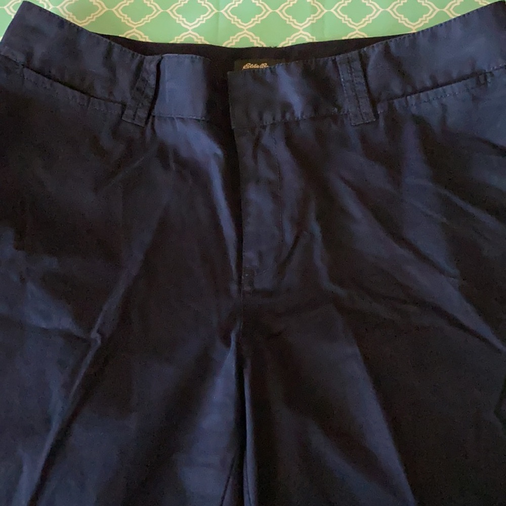 Eddie Bauer Women’s Vashon Fit Navy Blue Capri Pants. Size 14. - Picture 7 of 9